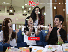Tablet Screenshot of pa-food.com